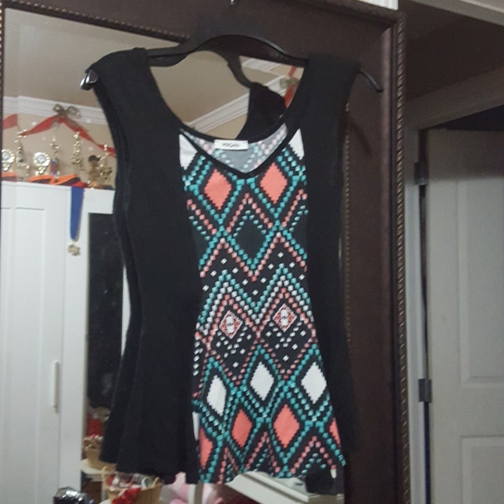 Black blonde with some patterns